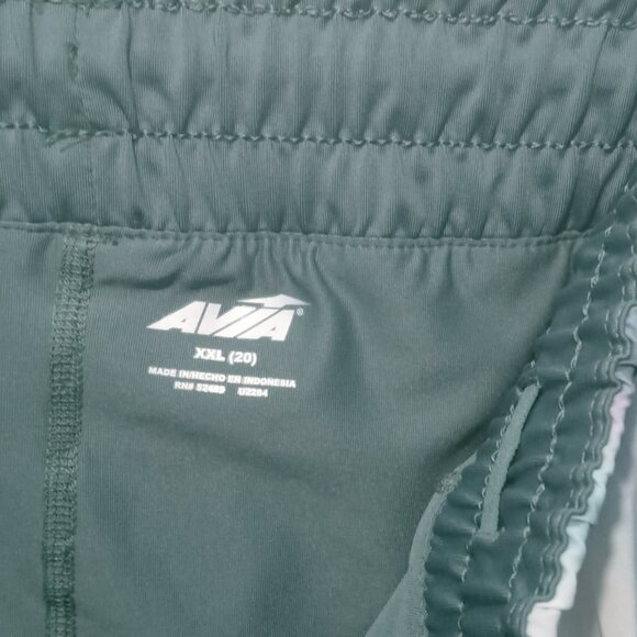Avia Women's Running Shorts Bike Liner Grayed Teal Size XXL (20) - Picture 10 of 10